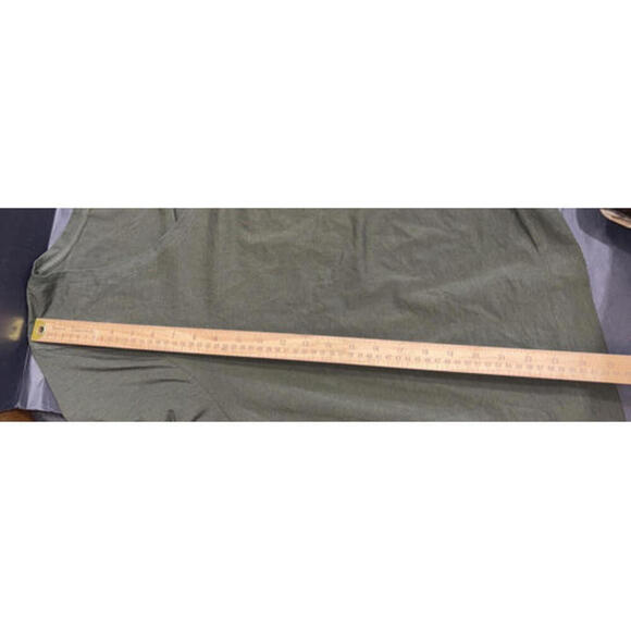 Athleta Outbound Scoopneck Boatneck Tee Organic Cotton Shadow Green Plus 3X - Picture 8 of 15